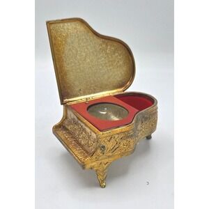 Vintage Hummel-Style Musical Jewelry Box